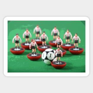 Sunderland/ Brentford/ Sheffield Utd retro subbuteo football team Sticker